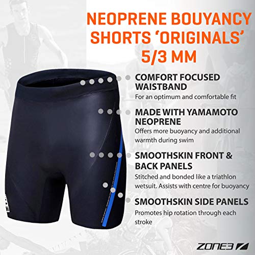 ZONE3 - Buoyancy 5/3 mm Shorts, Color Black, Talla XL