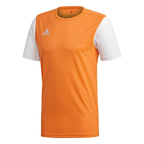 adidas ESTRO 19 JSY Camiseta de Manga Corta, Niños, Solar Orange, M