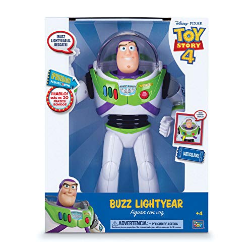 Bizak - Toy Story Figura Articulada Buzz Lightyear con Voz 30 cm