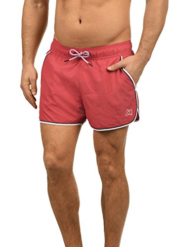 Blend Balderian Bañador De Natación Short para Hombre, tamaño:M, Color:Cardinal Red (73020)