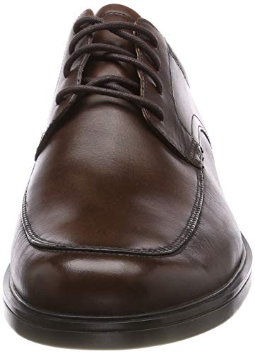 Clarks Un Aldric Park, Zapatos de Cordones Derby Hombre, Marrón (Tan Leather), 42.5 EU