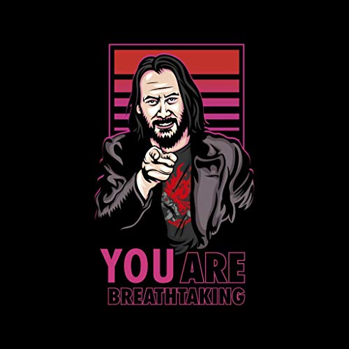 Cloud City 7 Keanu Reeves You Are Breathtaking Meme Women's Hooded Sweatshirt