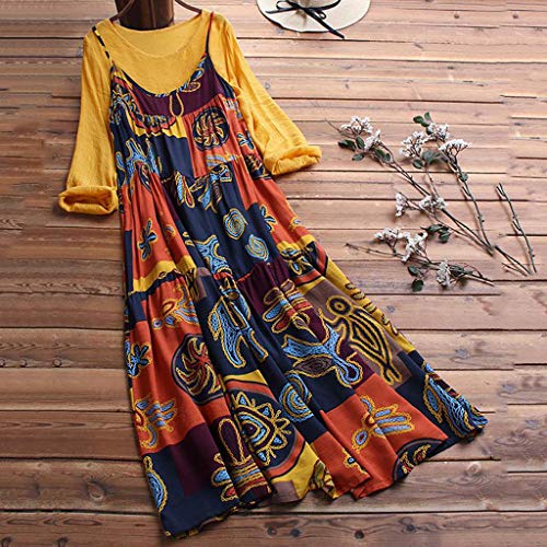 COZOCO Vestidos Mujer Verano Largo Sexy Elegante y Comodo Dress Casuales Vestido Chic de Noche Playa Vacaciones Cortos Elegantes …