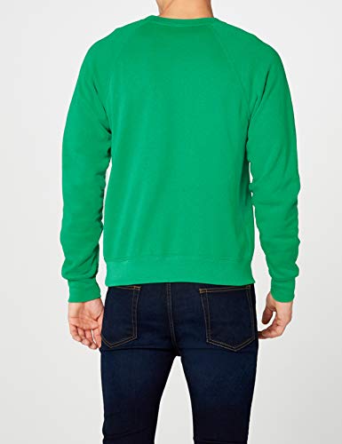 Fruit Of The Loom 62-216-0, Sudadera Para Hombre, Verde (Kelly Green), Medium