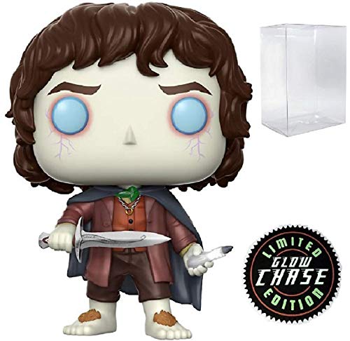 Funko Movies: The Lord of The Rings - Frodo Baggins Limited Edition Chase Pop! Vinyl Figure (Includes Compatible Pop Box Protector Case)