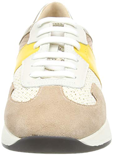 Geox D SUZZIE B, Zapatillas Mujer, Beige (Dk Skin/Off White C5q1q), 42 EU