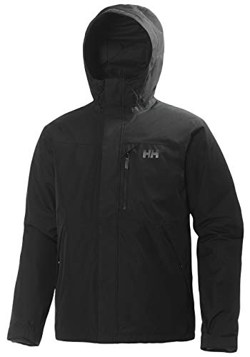 Helly Hansen Squamish CIS Jacket Chaqueta Impermeable, Hombre, Negro, L