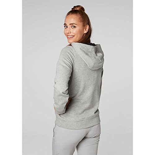 Helly Hansen W HH Logo Hoodie Hoodie, Mujer, Grey Melange, M