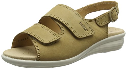 Hotter Easy EXF, Sandalias Abiertas Mujer, Arena Beige, 37.5 EU