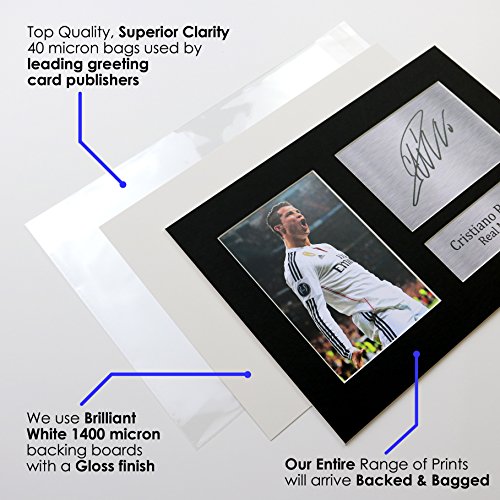 HWC Trading Zinedine Zidane A4 Sin Marco Regalo De Visualización De Fotos De Impresión De Imagen Impresa Autógrafo Firmado por Real Madrid Los Aficionados Al Fútbol