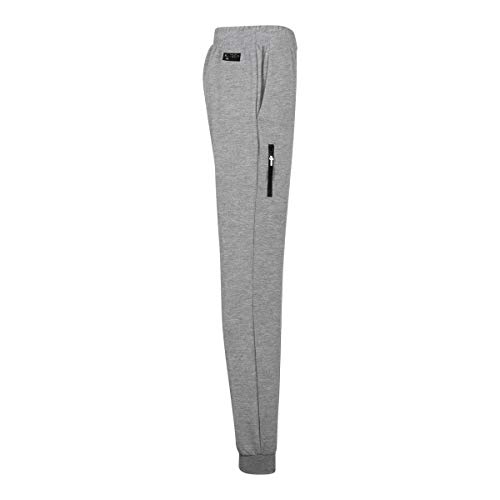 Kappa Chieta Pantalones Largos, Mujer, Gris, XS