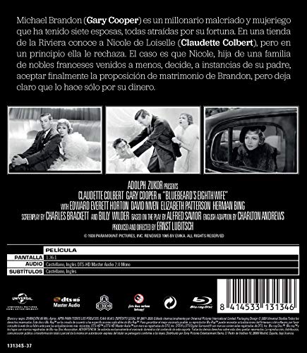 La Octava Mujer de Barba Azul [Blu-ray]