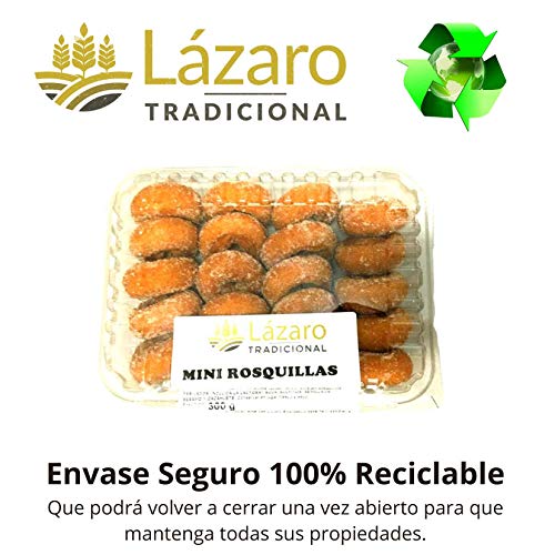 Lázaro Mini Rosquillas Artesanas 20 Unidades, 300G. 300 g