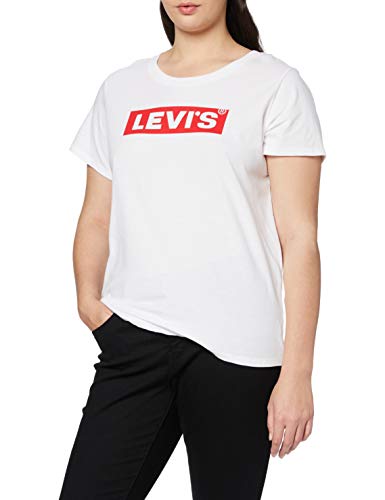 Levi's Plus Size tee Camiseta, White (Pl Box Tab White+ 0094), XXX-Large para Mujer