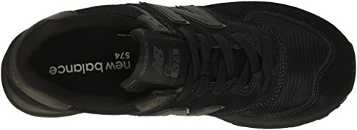 New Balance Hombre 574v2-core Trainers Zapatillas, Negro (Triple Black), 39.5 EU