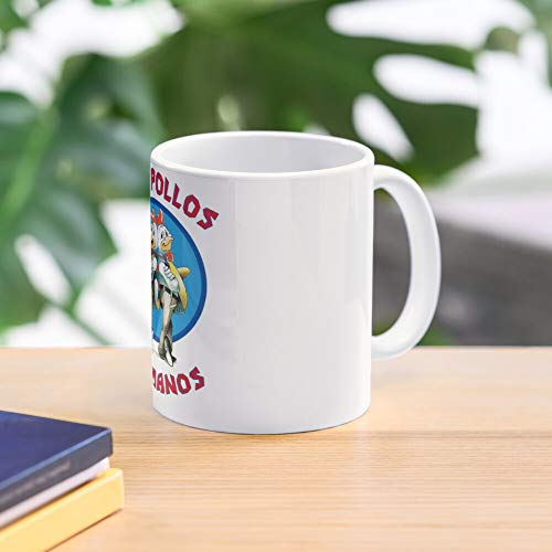 New Breaking Bad Pollos Chicken Albuquerque Los Tv México Fring Gus Hermanos Man Series Best 11oz Taza de café de cerámica