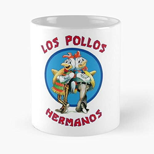 New Breaking Bad Pollos Chicken Albuquerque Los Tv México Fring Gus Hermanos Man Series Best 11oz Taza de café de cerámica