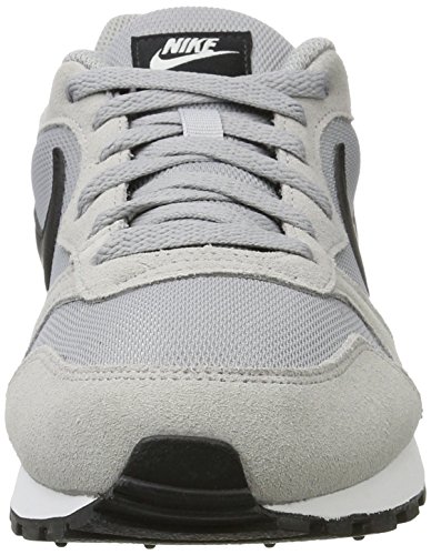 Nike MD Runner 2, Zapatillas Hombre, Gris (Wolf Grey/Black/White), 43 EU