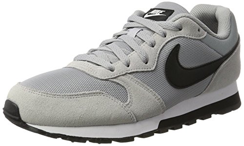 Nike MD Runner 2, Zapatillas Hombre, Gris (Wolf Grey/Black/White), 43 EU