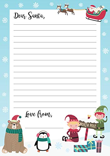 Paper Projects- Pack de Cartas de Navidad a Papá Noel con Colgador para Puerta (01.70.40.003)