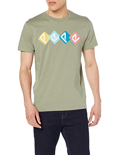 Pepe Jeans Joel Camiseta, Verde (Dark Olive 768), Small para Hombre