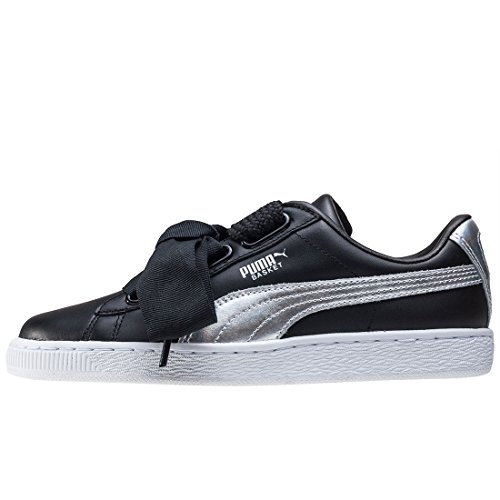 Puma Basket Heart Explosive Mujer Zapatillas Negro 39 EU