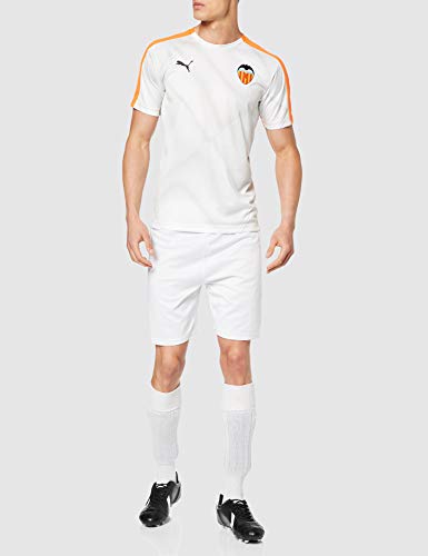 PUMA Vcf Stadium Jersey Maillot, Hombre, Vibrant Orange-Puma White, XL