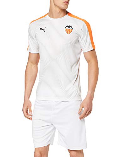 PUMA Vcf Stadium Jersey Maillot, Hombre, Vibrant Orange-Puma White, XL