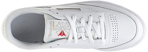Reebok Club C 85, Sneaker Mujer, Blanco (White/Light Grey 0), 38 EU
