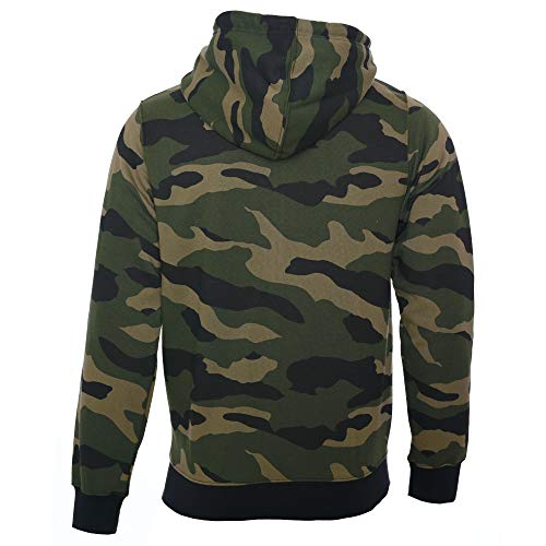 ROCK-IT Apparel® Sudadera con Capucha Chaqueta Sudadera Pesado Camuflaje Cremallera con Capucha suéter de Trabajo - Hombre - Color Verde/Marrón por - 5X-Large