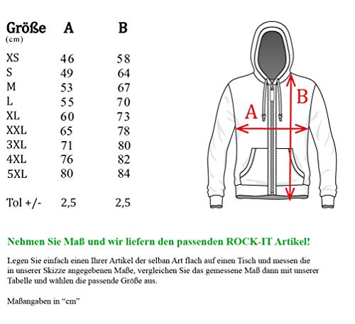 ROCK-IT Apparel® Sudadera con Capucha Chaqueta Sudadera Pesado Camuflaje Cremallera con Capucha suéter de Trabajo - Hombre - Color Verde/Marrón por - 5X-Large