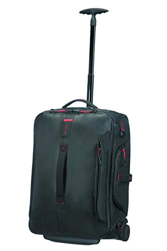 Samsonite Paradiver Light Bolsa de Viaje con Ruedas, S (55Cm-51 L), Negro