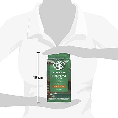 Starbucks Pike Place Café De Grano Entero De Tostado Medio 6 Bolsa de 200g