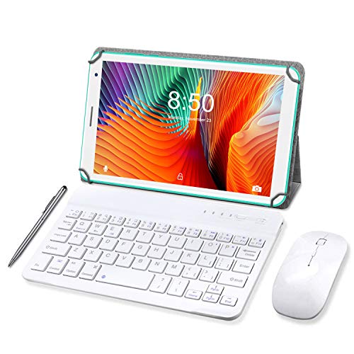 Tableta 8 Pulgadas, Android 10.0 Pie Tablet PC, 3 GB de RAM y 32 GB de Memoria, Pantalla IPS HD, Quad-Core, WiFi, Netflix, Bluetooth, OTG, Certificado por Google GMS- Verde