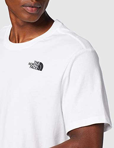 The North Face S/S Red Box tee Camiseta de Manga Corta, Hombre, Blanco (TNF White), M