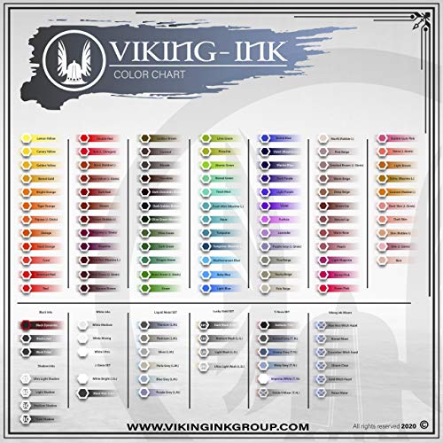 Tinta para tatuaje - BLACK DYNAMITE 9oz (270ml) - VIKING INK USA - Los mejores colores y negros en tintas para tatuaje del mercado - VEGANAS