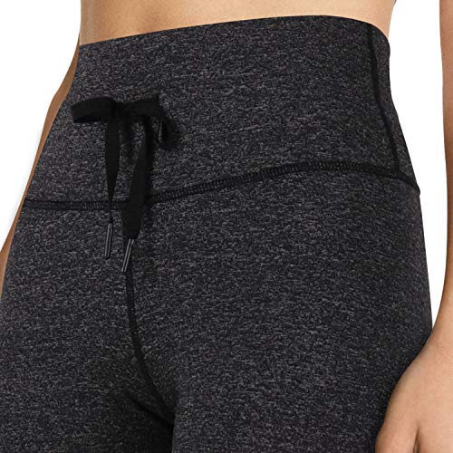 3W GRT Leggins Mujer,Mallas de Deporte de Mujer,Pantalones Petite Mujer,Pantalón Deportivo para Mujer,Cintura Alta Pantalones Deportivos para Running,Estiramiento,Yoga (Gris- con cordón, M)