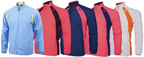 42K Running - Chaqueta Técnica Cortavientos 42k WIND Turquesa/Amarillo Fluor XL