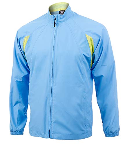 42K Running - Chaqueta Técnica Cortavientos 42k WIND Turquesa/Amarillo Fluor XL