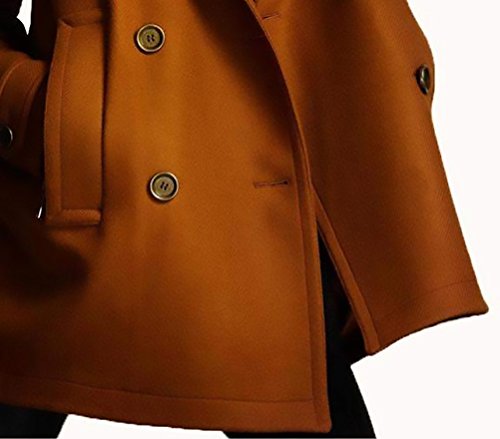 Abrigos Mujer Invierno Otoño Elegante Gabardina Outcoat Lana Doble Botonadura Parkas Espesar Manga Largo De Solapa Elegantes Jovenes Nueva Rompevientos Trench Coat Chaquetas Abiertas