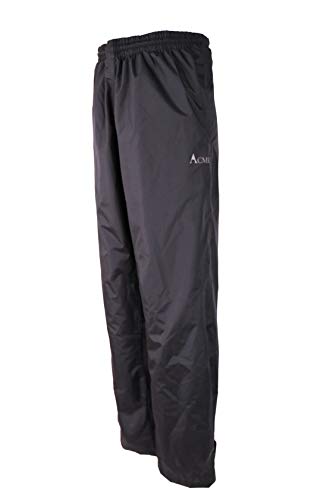 Acme Projects Pantalones para Lluvia, 100% Impermeables, Transpirables, con Costuras Selladas, 10000 mm / 3000 g (Mujeres, 42, Negro)