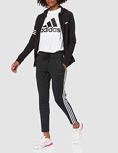 adidas D2M 3S Pant Pantalón de Deporte, Mujer, Negro(Black/White), S