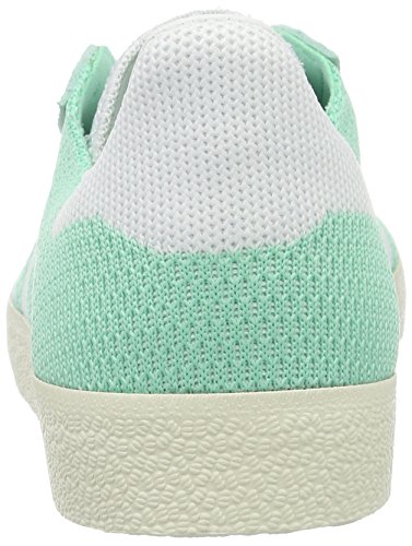 adidas Gazelle Primeknit, Zapatillas Mujer, Verde (Easy Green/Footwear White/Chalk White), 41 1/3 EU