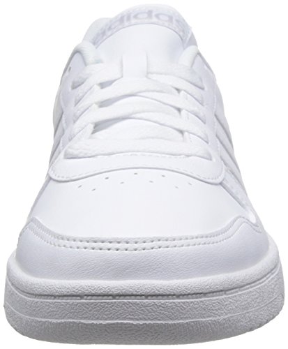 adidas Hoops 2.0, Zapatillas Hombre, Blanco (Footwear White/Footwear White/Grey 0), 44 EU