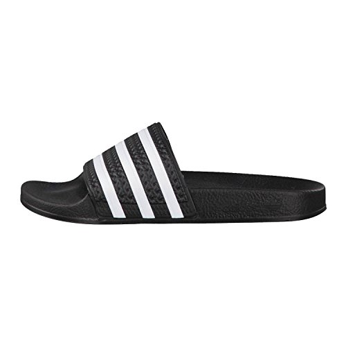 adidas Originals Adilette, Chanclas Hombre, Negro (Black/White/Black), 40.5 EU