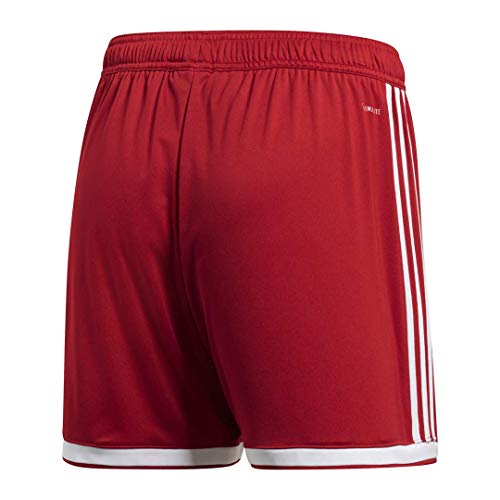 adidas Pantalón Corto para Mujer Regista 18, Hombre, ENJ52, Glory Rojo/Blanco, S Tall