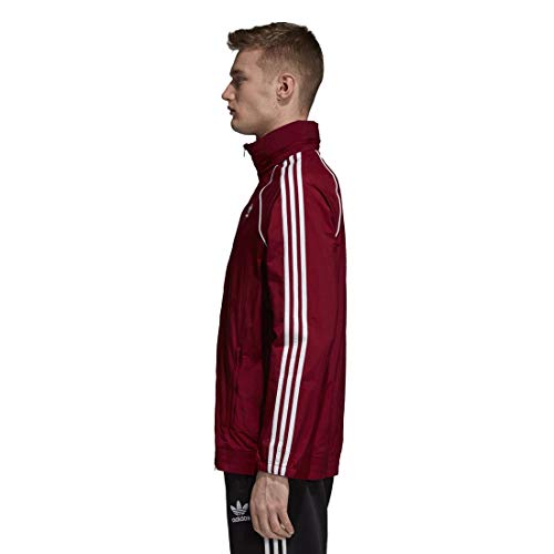 adidas Sst Windbreaker - Chaqueta para hombre, Hombre, Chaqueta, DH5840, Collegiate Burgundy, L