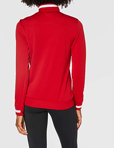 adidas T19 TRK JKT W Chaqueta de Deporte, Mujer, Power Red/White, M