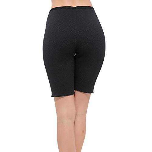 Alomejor Pantalones Cortos para Adelgazar Body Shaper Estiramiento Neopreno Unisex para Correr Fitness(XXXXL)