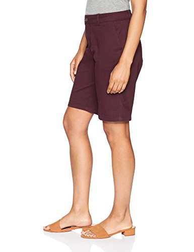 Amazon Essentials 10" Inseam Solid Bermuda Short Shorts, Burgundy, 40-42